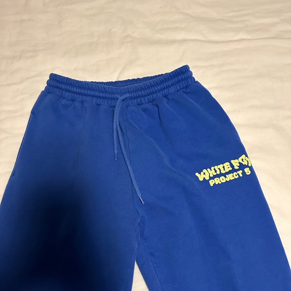 white fox joggers